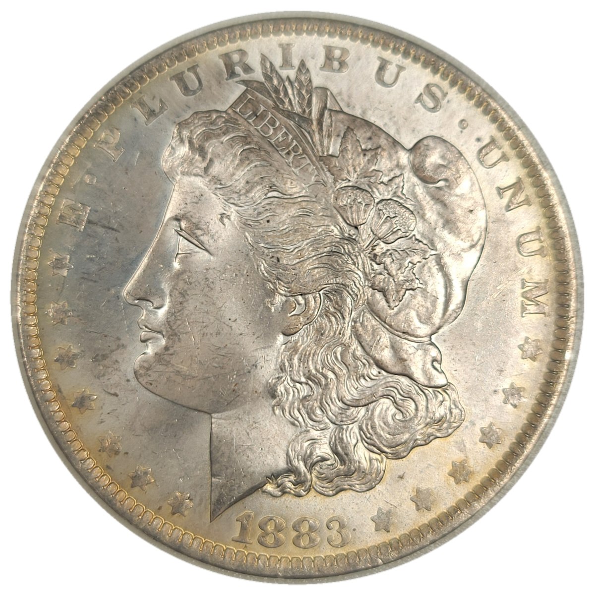 1883-O-$1-Morgan-Dollar-#25---Gold-Trade-#6-Of-17